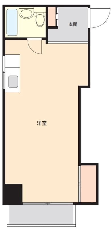 ユニハイツ西浅草 301 間取り図