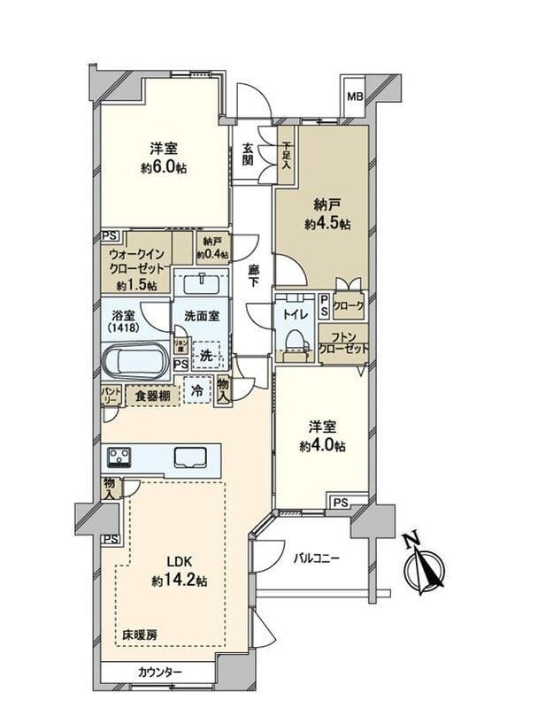 パークホームズ落合南長崎 204
