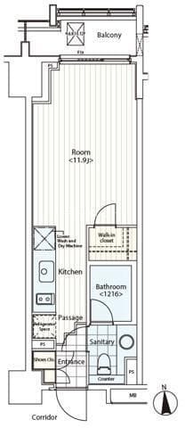 カスタリア麻布十番Ⅱ 304