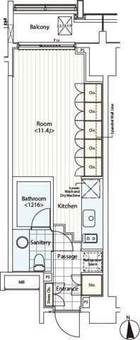 カスタリア麻布十番Ⅱ 505