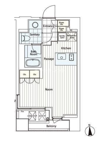 カスタリア麻布十番Ⅱ 702