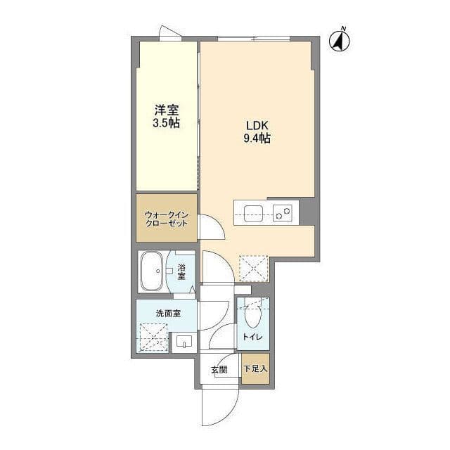 ウェルスクエア駒場東大前 102 間取り図