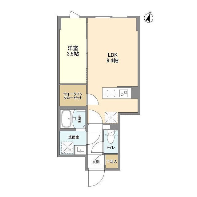 ウェルスクエア駒場東大前 202 間取り図