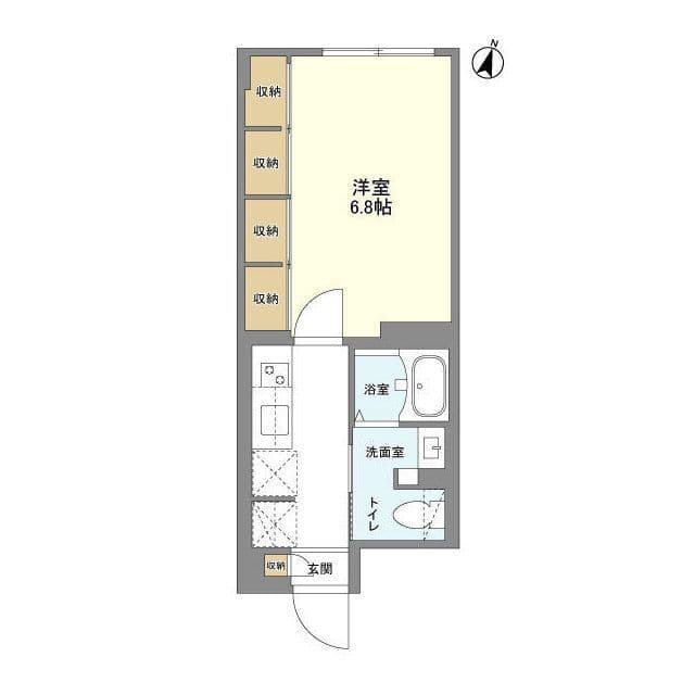ウェルスクエア駒場東大前 205 間取り図