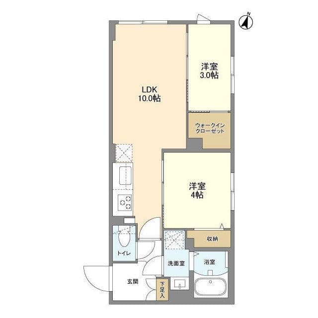 ウェルスクエア駒場東大前 206 間取り図
