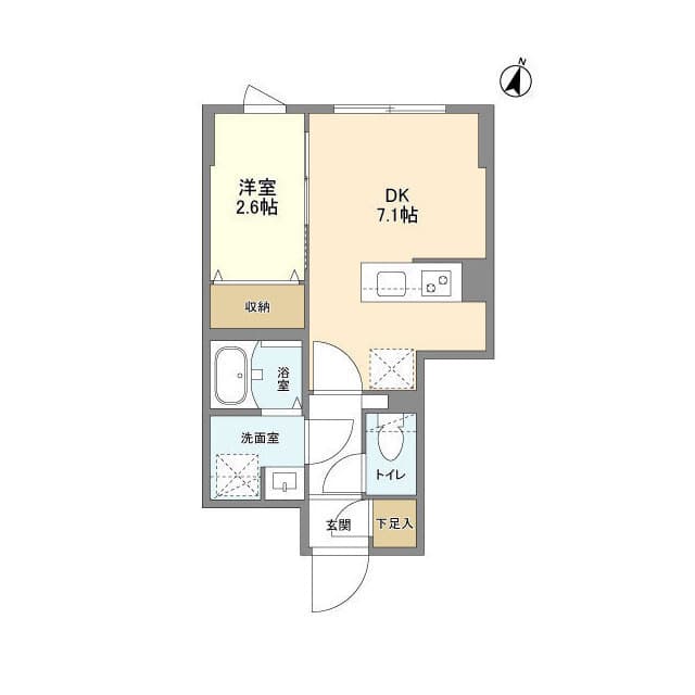 ウェルスクエア駒場東大前 302 間取り図