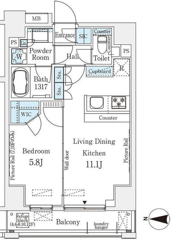 ムニレジデンス上野 1003