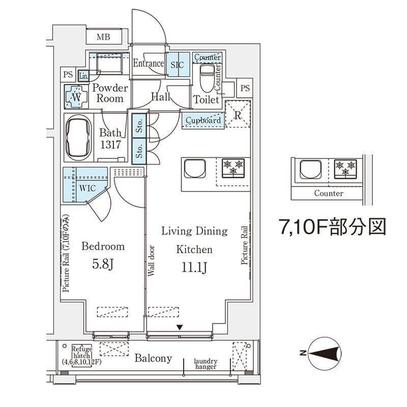 ムニレジデンス上野 504