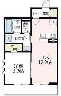 ヴァローレⅢ 101 間取り図
