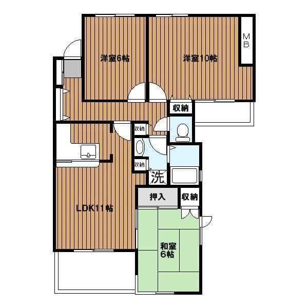 アーヴァイン山太 303 間取り図