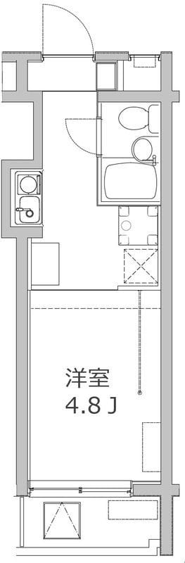 DANTE上池袋 204 間取り図