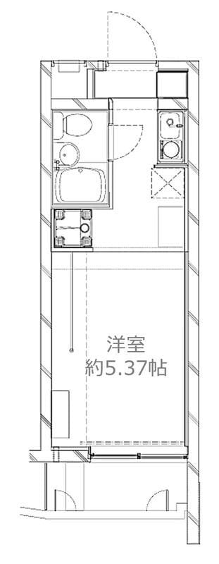 DANTE上池袋 302 間取り図