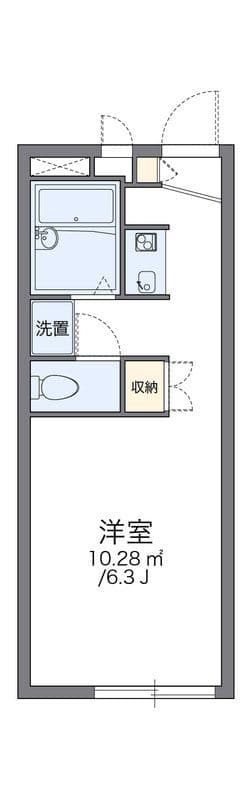 レオパレスサンパティーク 103 間取り図