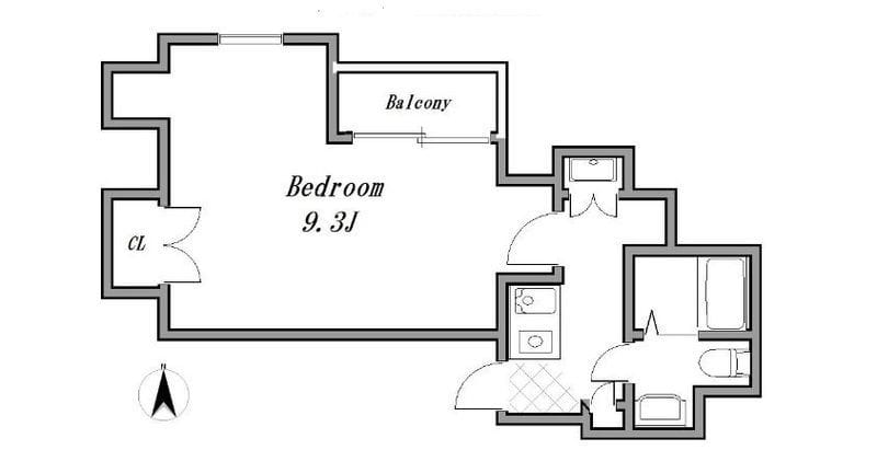 ゼルコバレジデンス 0304 間取り図