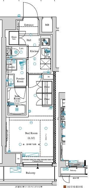 ガリシア竹ノ塚 102