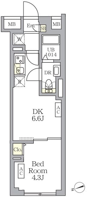 SOLASIA residence荻窪 004 間取り図