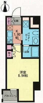 プライムアーバン学芸大学Ⅱ 403 間取り図