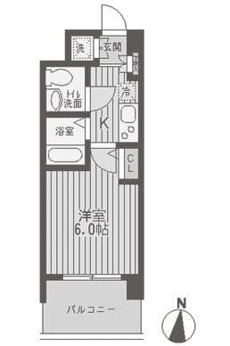 レジディア両国 0302 間取り図
