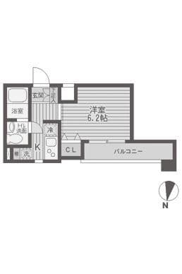 レジディア両国 0704 間取り図