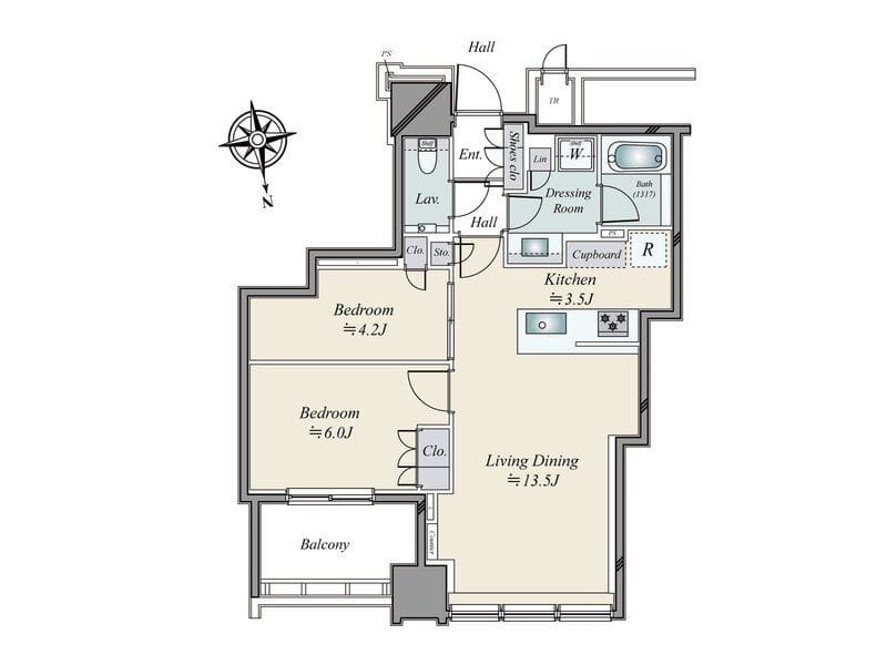 白金ザ・スカイ 西棟 1013