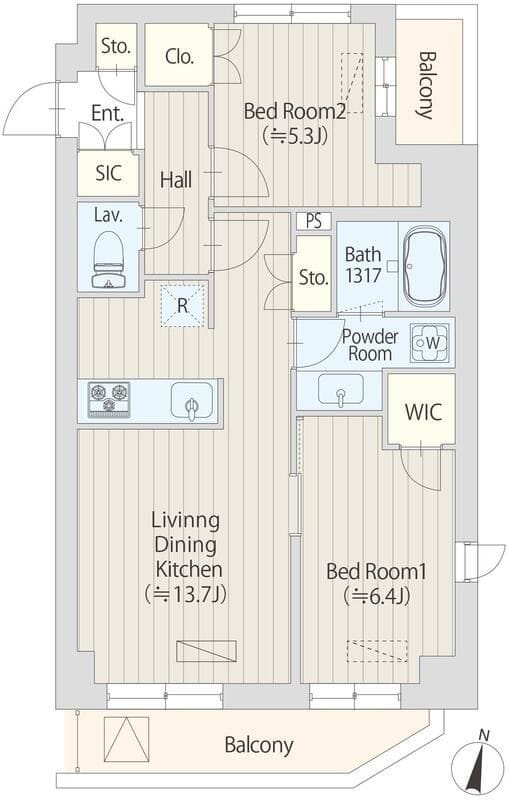 ファレール笹塚Ⅱ 602