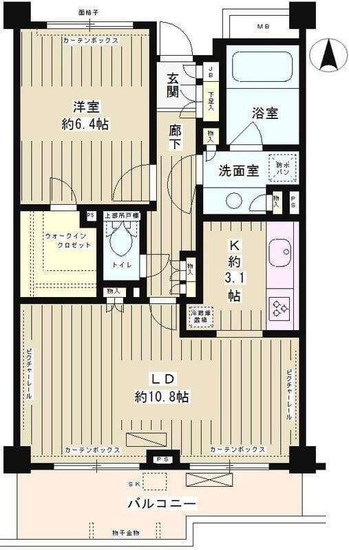 クラッサ成城 313 間取り図