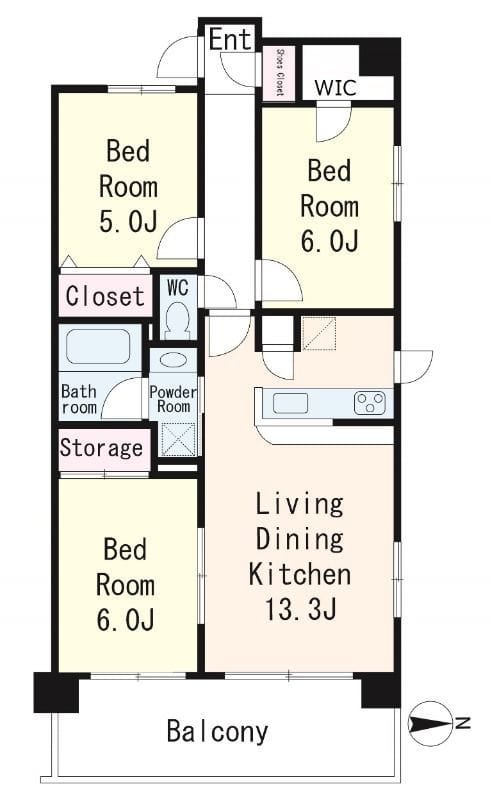 Casa del mare 201 間取り図
