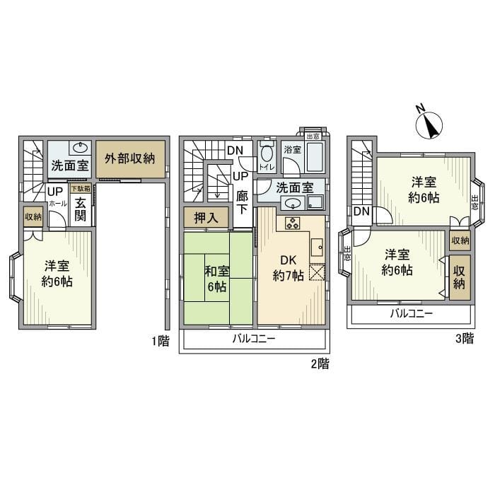 大金平戸建 0 間取り図