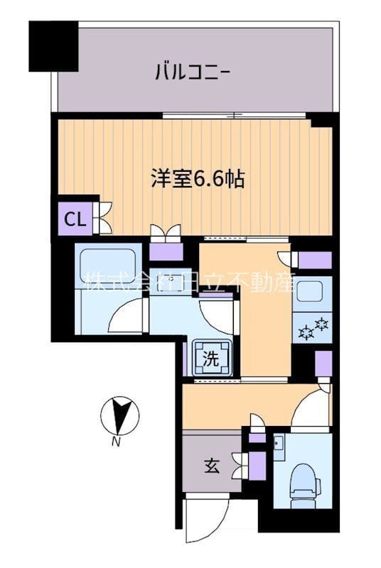 アトラス笹塚駅前 502 間取り図