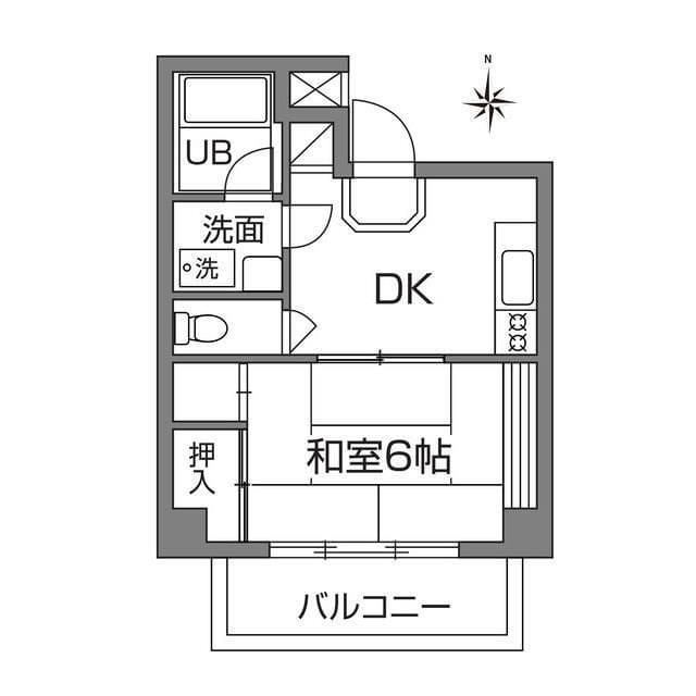 メゾンフェスタ 302 間取り図