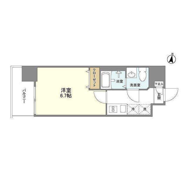 アルファコート西川口23 603 間取り図