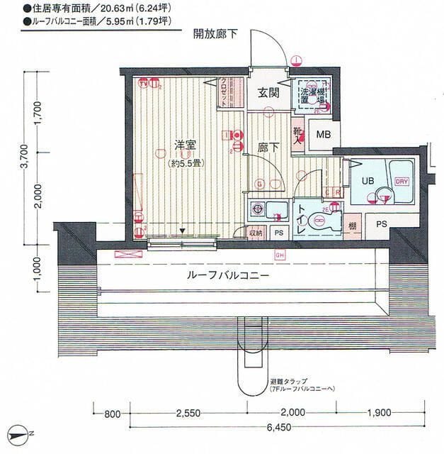 シンシア麻布十番 8階の写真