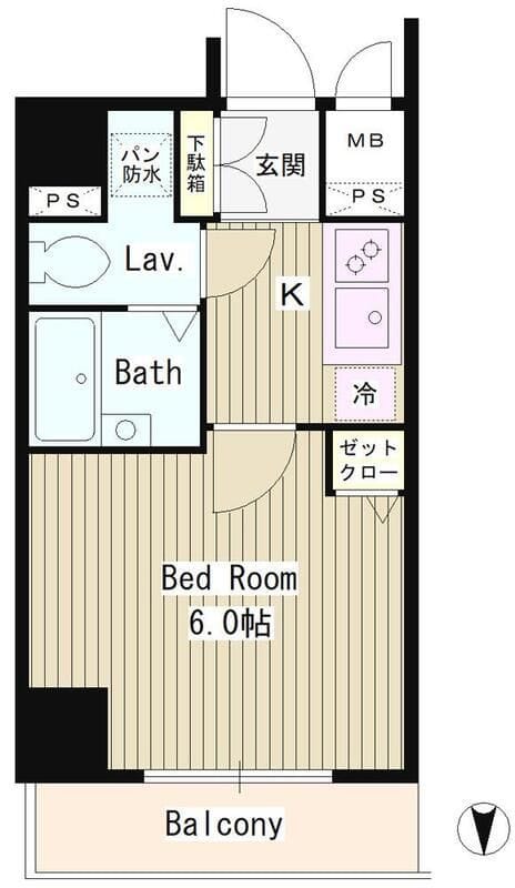 エスコート麻布十番Ⅱ 301