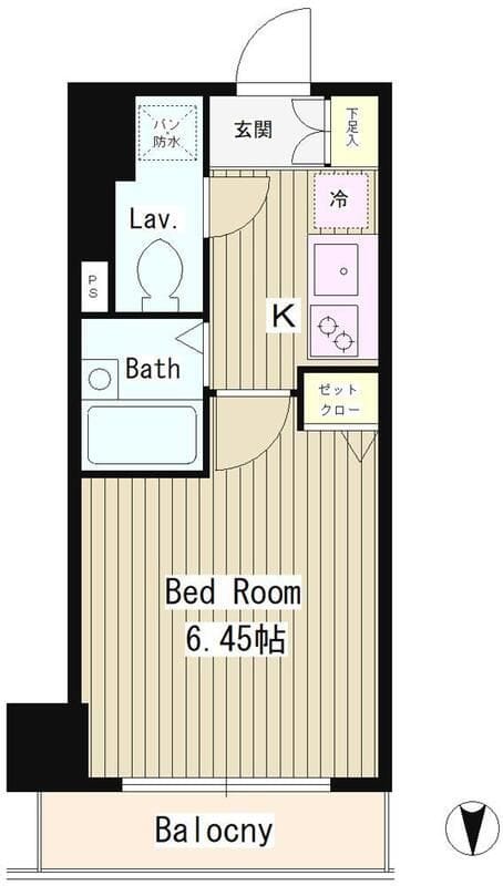 エスコート麻布十番Ⅱ 303