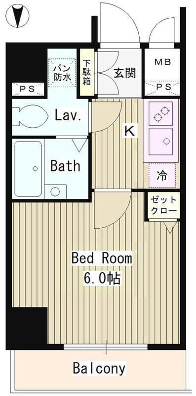 エスコート麻布十番Ⅱ 401