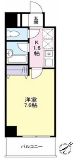 クオーレプロバンス船堀 702 間取り図