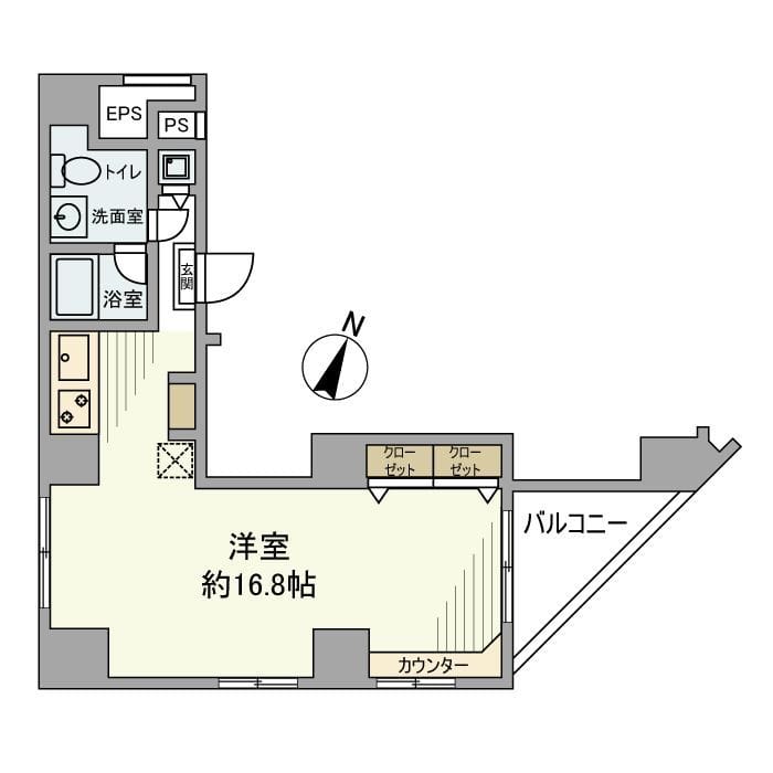 日神デュオステージ笹塚東館 0 間取り図