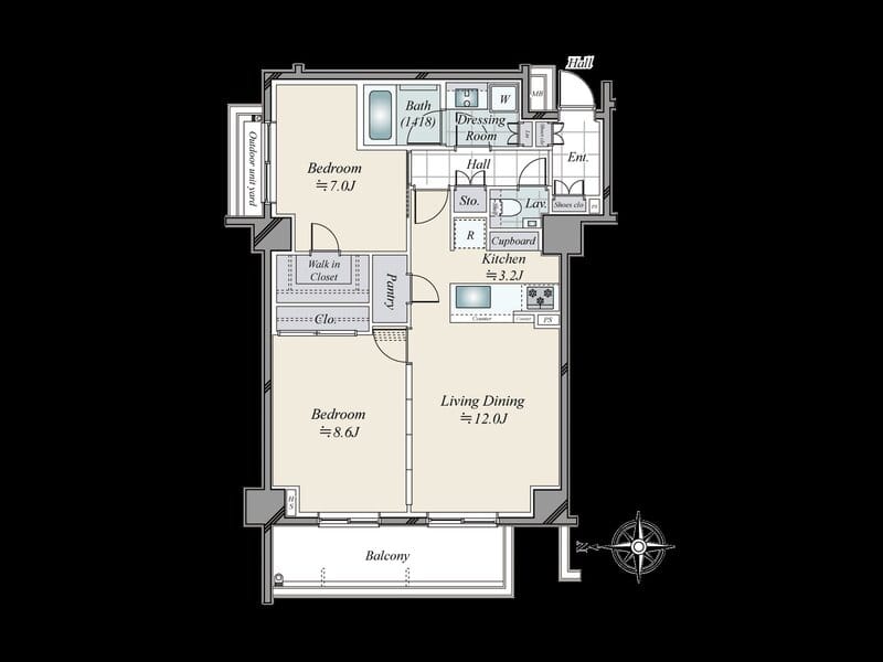 オープンレジデンシア代々木ザ・ハウス 303
