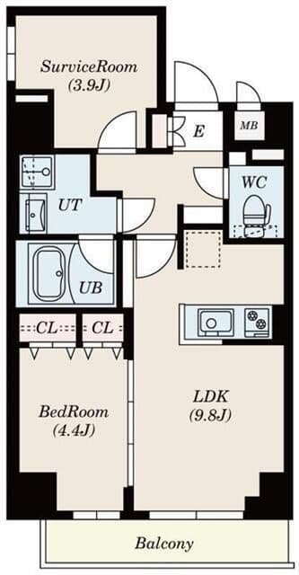 S-RESIDENCE錦糸町South 602 間取り図