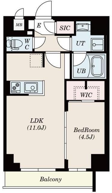 S-RESIDENCE錦糸町South 701 間取り図