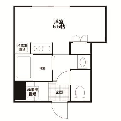 ダイヤモンドレジデンス新宿 209 間取り図