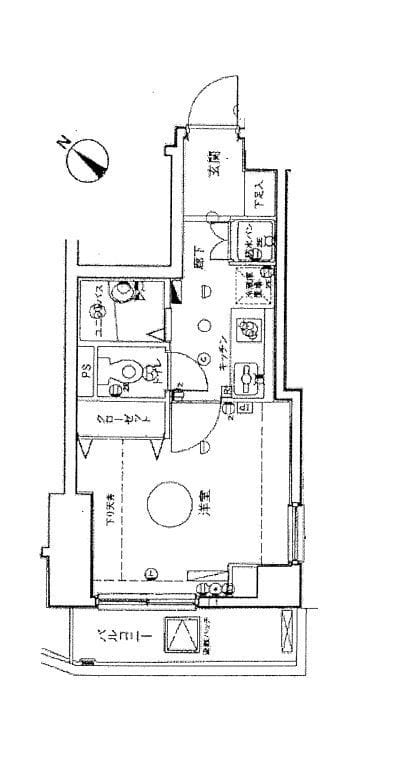 ステージファースト三軒茶屋 1401 間取り図