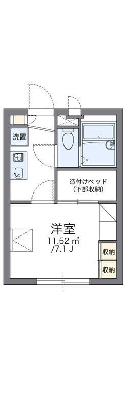 レオパレス豊藤Ⅱ 307 間取り図