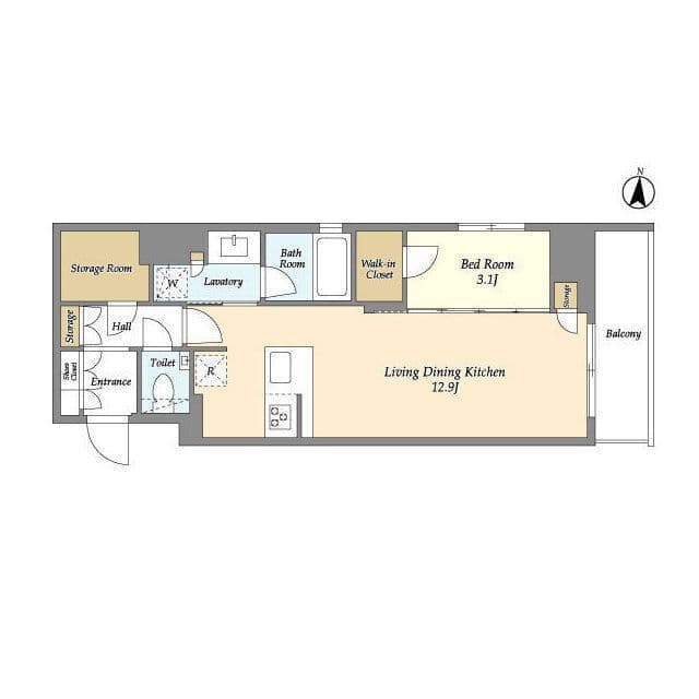 ARKMARK高円寺 306 間取り図