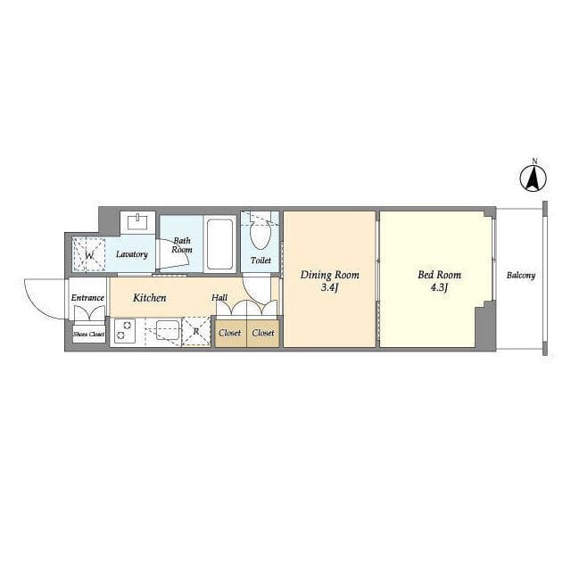 ARKMARK高円寺 703 間取り図