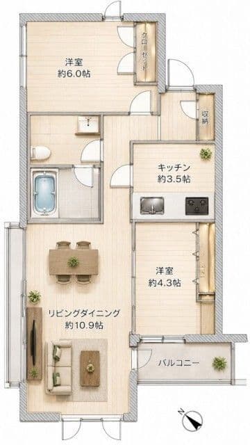 Dクラディア神宮外苑ハイバリー 304