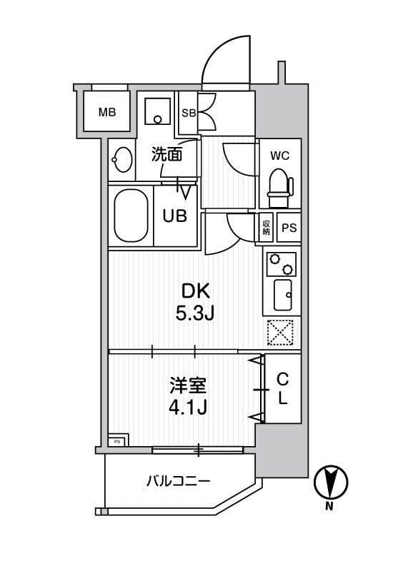 ジェノヴィア南千住スカイガーデン 801