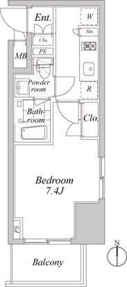 プラウドフラット神楽坂Ⅱ 401