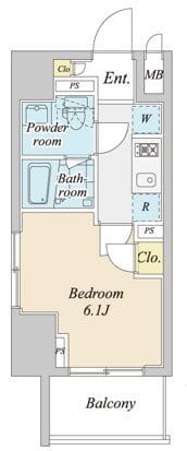 プラウドフラット神楽坂Ⅱ 803
