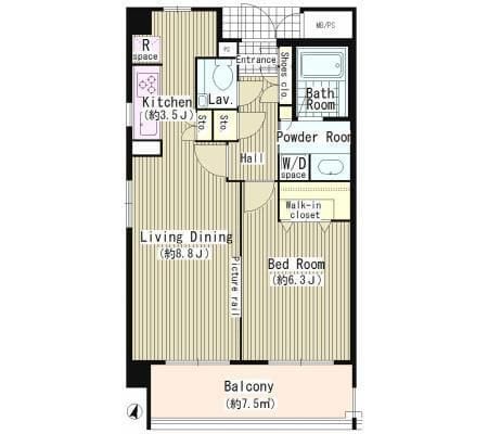 Rumah上用賀 301 間取り図